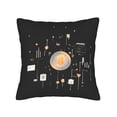 thumbnail image 4 of Set of 2 Decorative Throw Pillow Covers 18x18in - Symbol with Financial & Tech Perfect for Couch Bed or Car, 4 of 8