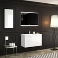 thumbnail image 7 of Ws Bath Collections Perla C80.100 WG Perla 32" Wall Mounted Single Basin Vanity Set -, 7 of 7