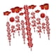 thumbnail image 4 of Adorno colgante rojo del año lunar, carácter chino Fu, decoración de techo de fieltro para Estilo A, 4 of 9