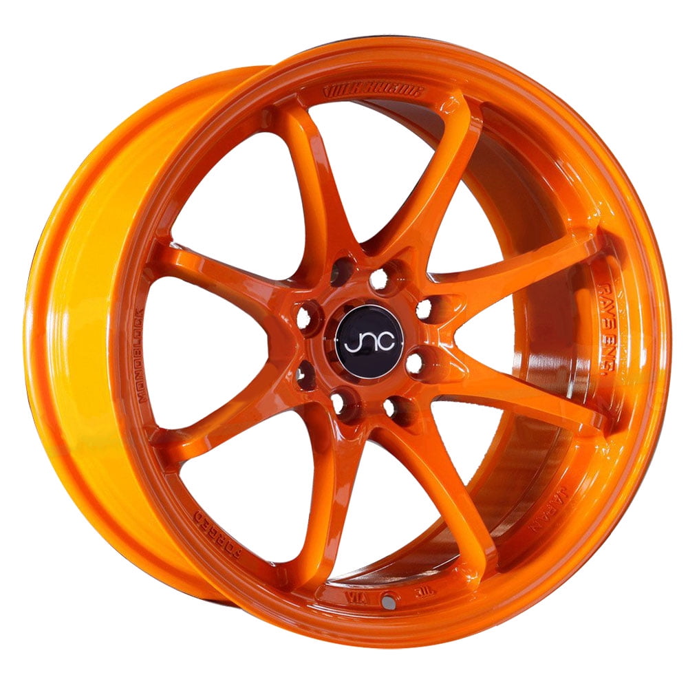 JNC Wheels - 16" JNC006 Orange Rim - 4x100/4x114.3 - 16x8.25 inch