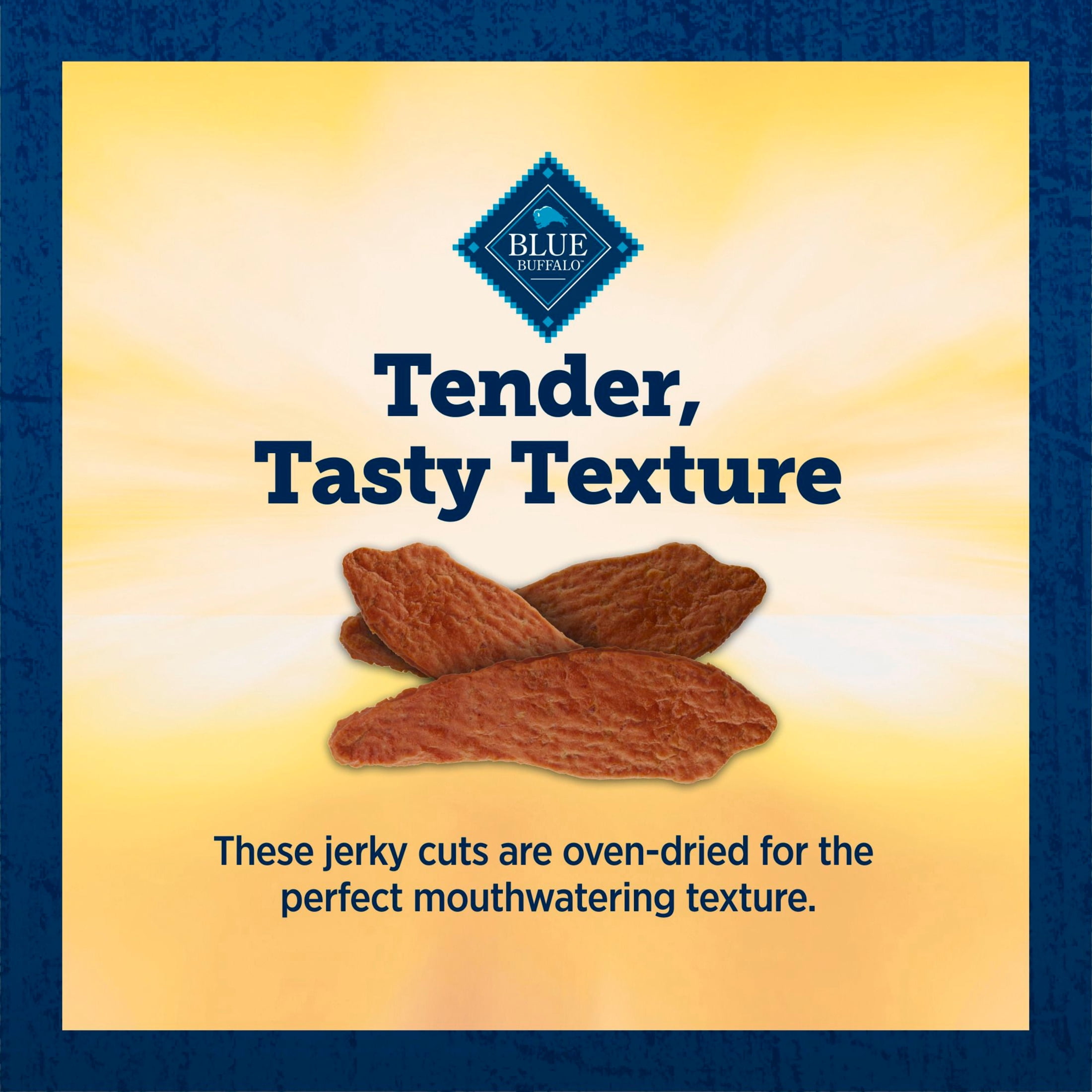 Blue Buffalo True Chews Premium Jerky Cuts Natural Dog Treats, Chicken, 22 oz bag