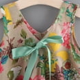 thumbnail image 4 of Summer Children's Girls Floral Printed Sleeveless Baby Vest Tops +Shorts Sets For Girls Kids Clothes Outfit Suits New, 4 of 5