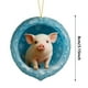 thumbnail image 3 of Listado De Acrílicos Adorno De Árbol De Navidad Acrílico De 8cm Con Estampado De Animales, Doble Cara, Irrompible, Para Colgar, Ideal Como Regalo Para Familiares Y Compañeros (1 Unidad) Rkxzt, 3 of 9