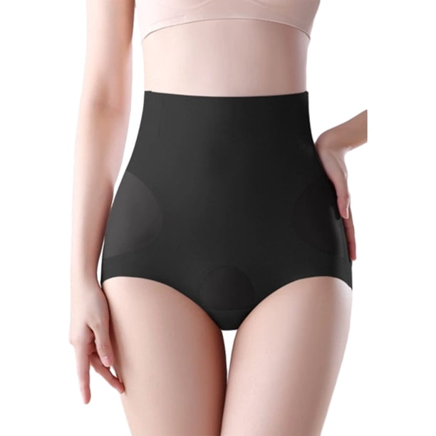 Ropa interior de cintura alta para mujer, control de abdomen, cobertura total, bragas hipster, sin costuras, suaves y elásticas.