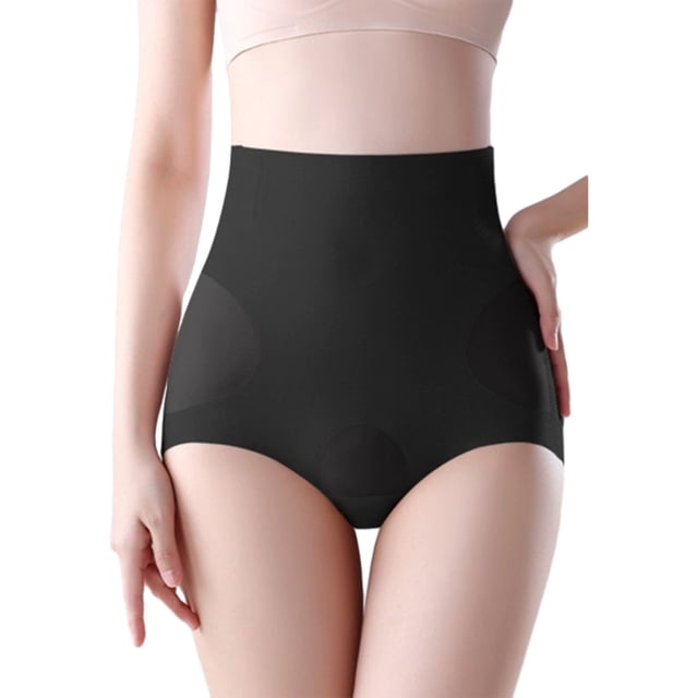 Ropa interior de cintura alta para mujer, control de abdomen, cobertura total, bragas hipster, sin costuras, suaves y elásticas.