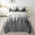 thumbnail image 2 of Homewish Painting Graffiti 7-Piece Twin Bedding Sets,Minimalist Stripes Lines Bedding Comforter Set,Gray White Sheet Sets For Girl Boys,Super Cozy Room Decor Reversible, 2 of 8