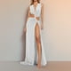 thumbnail image 2 of Vestido Largo de Verano Elegante Sexy Hombro Color Sólido Falda Maxi, Moda Vestido sin Mangas para la Primavera Y el Verano Casual Y Vestido de Noche, 2 of 8