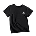 thumbnail image 6 of Jinhomg Kids Short Sleeve T-Shirts Quick Dry Mesh Breathable Sport Tee Summer Crew Neck Athletic Top for Big Boys Girls 2-18Y Back to School, 6 of 6
