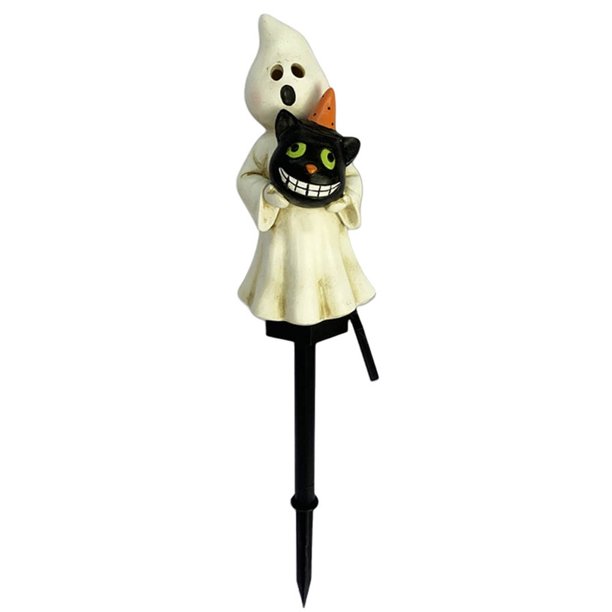 Solar Estaca Calabaza para Halloween Decorativa Fantasmas Creativa