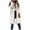 White -COAT, variant on BVOFAR Winter Coats for Women Puffer Plus Size Long Jackets Full Zip Puffy Hooded Parka Travel Outwear