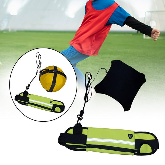 BAOSITY Soccer Trainer, Soccer/Volleyball Training Equipment, Football Kick Trainer, Soccer Kick Trainer with Adjustable Waist Belt , Green