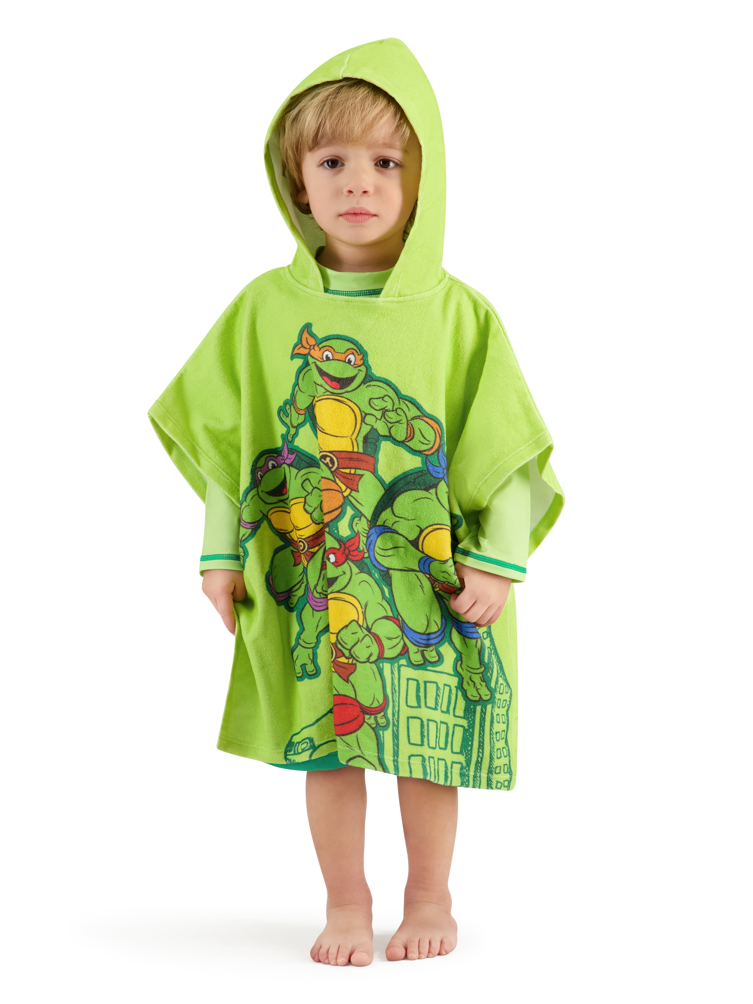 Character Toddler Boy Rash Guard Swim Set with Coverup, 3- Pieces, Sizes 12M- 5T