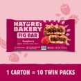 thumbnail image 2 of Nature's Bakery Raspberry Fig Bars Snack, 10 Pack, 2 oz Each, Box, 2 of 9