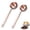 Rose Gold-[1 Tbsp], variant on Bxaolu 2Pcs Coffee Scoop Spoon - 1 & 2 Tbsp Tablespoon 15/30ML 304 Stainless Steel Long Handle Measuring Spoons for Ground Coffee, Loose Tea and Powder, Silver