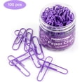 thumbnail image 4 of shiyou-Jumbo Paper Clips, 2 Inch Large Paper Clip, 100 pcs Paperclips (Jumbo, Purple), 4 of 4