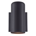 thumbnail image 1 of HomeRoots 1-Light Matte Black Cylinder Wall Sconce Outdoor Downlight, 1 of 1