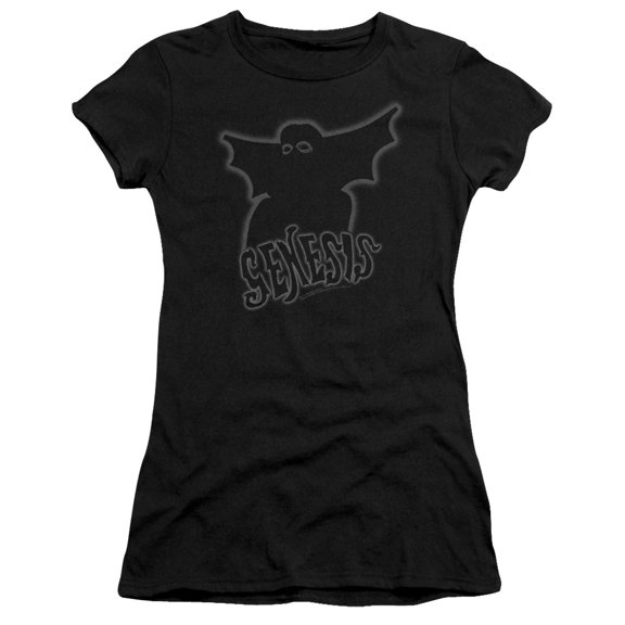 Genesis Watcher Of The Skies Junior Women's T-Shirt Sheer Black
