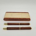 thumbnail image 3 of Business Pen Gel Pen Smooth Writing Pen Wood Fountain Pen Set Signature Pen, 3 of 8