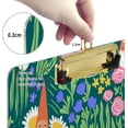 thumbnail image 4 of Coolnut Gnome Plants Acrylic Clipboard with Low Profile Gold Metal Clip Standard A4 Letter Size Decorative Clipboards for Office,Jobsite,Medical,School, 4 of 7