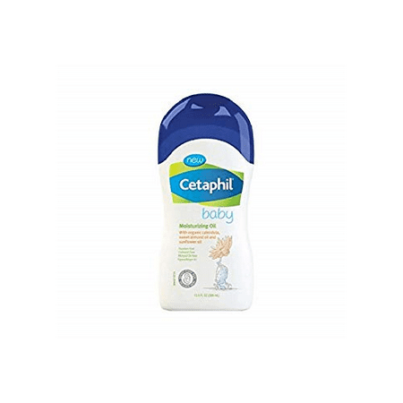 Baby Calendula Oil - Cetaphil Baby Moisturizing Oil - Oil with Organic Calendula, Sweet Almond Oil & Sunflower Oil | 13.5 Ounce (2pk)