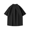 thumbnail image 3 of Fnnxeal Mens Summer T-Shirts Short Sleeve Outdoor Solid Crew Neck Casual Black Shirts for Men Size 2XL, 3 of 6