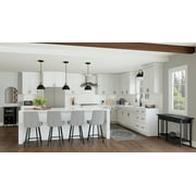 Design House Brookings Assembled Shaker Style Base Kitchen Cabinet (30 x 34.5 x 24), Sherwin Williams® White