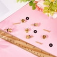 thumbnail image 3 of 6 Sets Guitar Strap Button Screws Acoustic Strap Pin Metal Gold Alloy Folk Instrument Shim End Pins Tail Nails Locking Findings Accessories Kits for DIY, 3 of 9