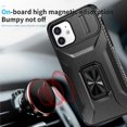 thumbnail image 4 of Funda para GANGXUN iPhone 12 Pro - Soporte metálico, Función magnética, Negro, 4 of 5