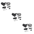 thumbnail image 4 of Riwesomey Doble USB Teléfono negro Cargadores de plástico Twin Iris Alta resistencia a baja temperatura Parte Motocicletas SUV Barcos Type1, 4 of 6