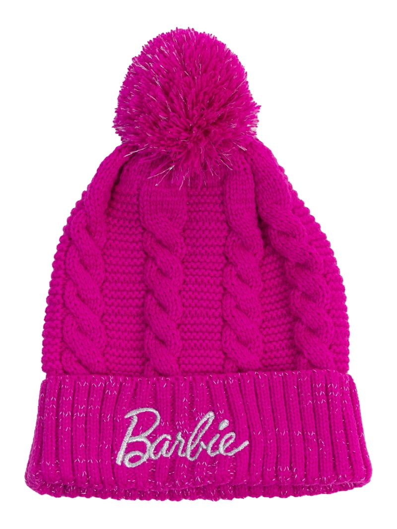 Girls Barbie Beanie Hat and Gloves, 2-Piece Set, OSFM  display picture 1