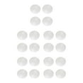 thumbnail image 2 of Guardoinrt 4 Pcs/ensemble Napperon Durable Résistant aux Taches et Écologique Essentiel de Cuisine pour Table à Dîner PP Blanc 5ensemble, 2 of 6