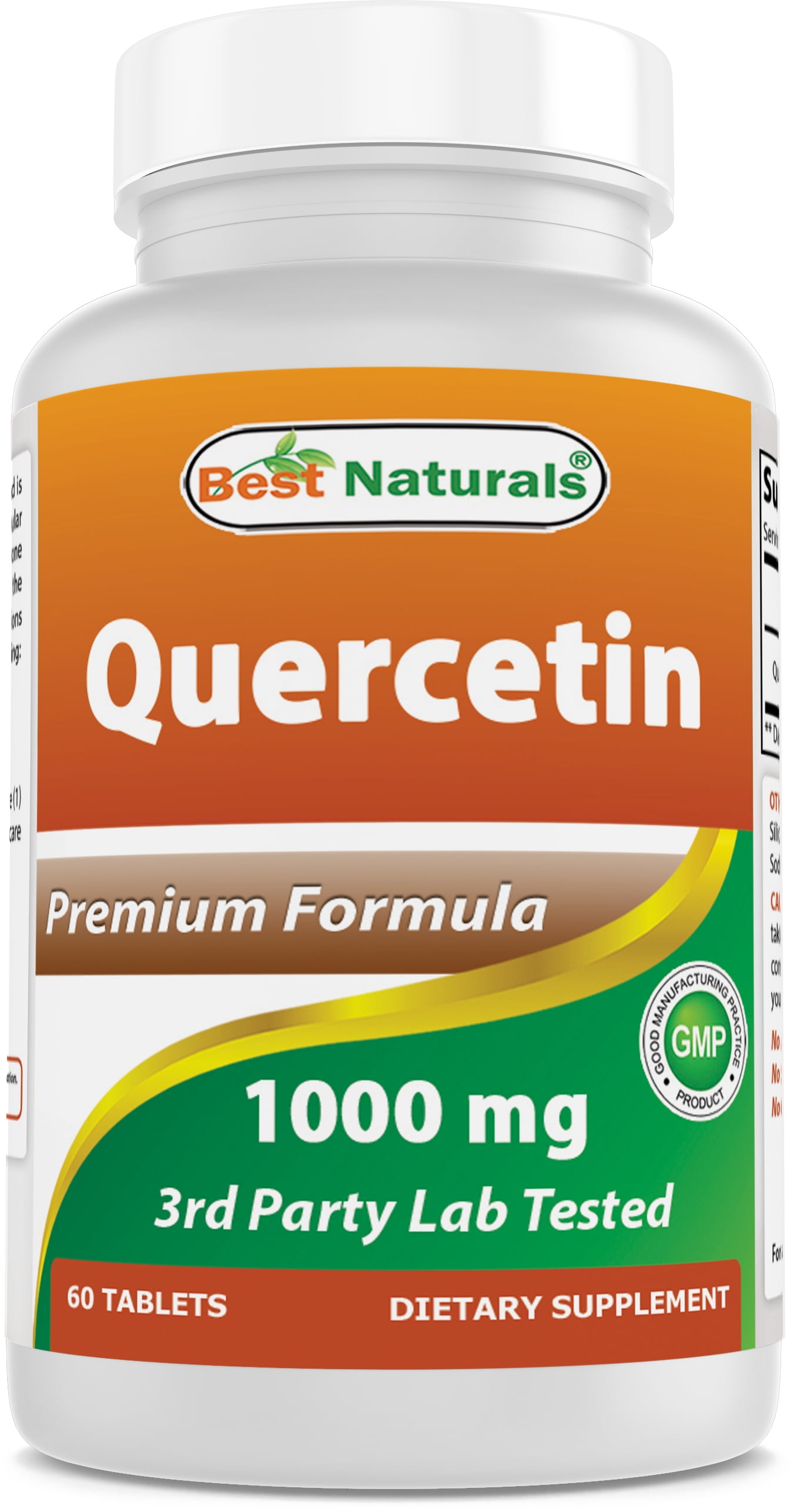 Best Naturals Quercetin 1000 mg 60 Tablets Immune Health