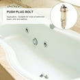 thumbnail image 4 of 3pcs Clicker Pop-up Bolt Sink Spring Plug Tub Drain Stopper Accessories, 4 of 8