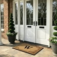 thumbnail image 3 of A1 Home Collections Natural Coir & Rubber Door Mat, Long-Lasting Entrance Doormats for Front Door, Thick & Non-Slip Durable Outdoor Entry Mat 24" x 39", 3 of 7