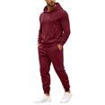 thumbnail image 5 of Stamzod 2 Piece Track Suits Mens Casual Athletic Outfits Long Sleeve Hooded Sweatshirt Cargo Pants Set Fall Winter Sweatsuits for Men, 5 of 9