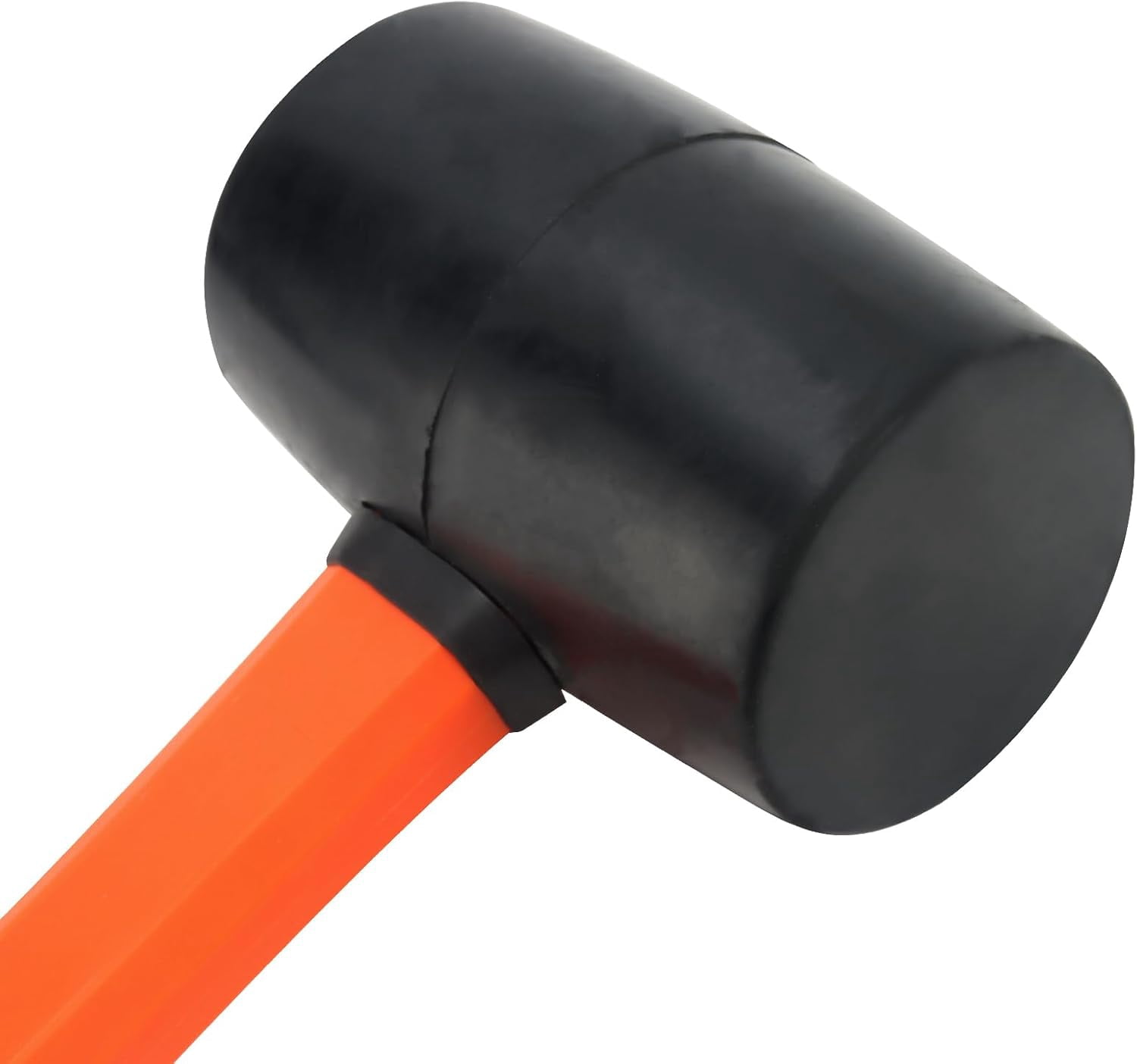 4 Pack 16oz Rubber Mallet Hammer, 500g Black Flooring Hammer for Tiling, Paving Slabs, Floor