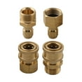 thumbnail image 4 of Mosiee Trousse de Raccordement Rapide pour Laveuse à Pression M22-15/14Mm Raccordement Rapide Raccord en Laiton Adaptateurs de Laveuse à Pression pour Laveuse Électrique G-Un, 4 of 9