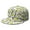 Floral, variant on Pineapple Print Baseball Cap - Tropical Fruit & Pineapples Flat Brim Hat, Cute Pineapple Aesthetic