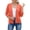 A-07 Bright Orange, variant on Women's 3/4 Sleeve Cropped Cardigans Sweaters Jackets Open Front Short Shrugs(Bright Orange,XL)
