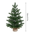 thumbnail image 3 of Artificial Norfolk Pine Trees , 20in Fake Potted Tree with Decorative Burlap Base & Real Touch Leaves, UV Protected Indoor Outdoor Plant for Home Office Garden Decor, 3 of 7