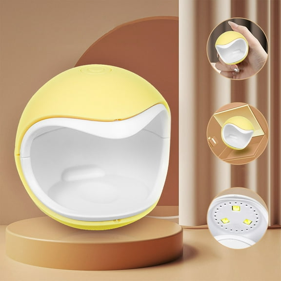 SDOHIG Sun UV Led Nail Lamp, Gel Polish Lamp, UV Light for Gel Nails, Nail Dryer, Gel Nail Polish, Nail Art Tools, Led UV Light for Gel Nails, Yellow