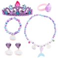 thumbnail image 2 of Mermaid Jewelry Kit 1 Set Costume Accessory For Kids Assorted Color Lightweight Design 6Pcs, 2 of 2