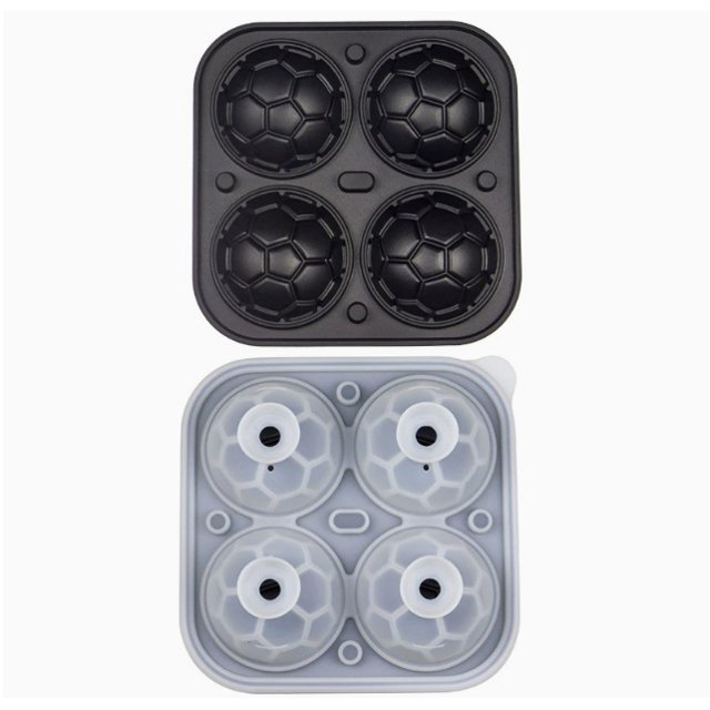 1 pieza de bandeja de hielo de silicona, molde de bola de hielo, bandeja de hielo de silicona, molde de cubitos de hielo, caja de Fabricación de hielo