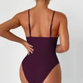 thumbnail image 2 of KDFJPTH Swimsuit for Women 2024 Onepiece Tummy High Waisted Bathing Suit Wrap Tie Back Monokini Frontcross 1 Piece Swimwears, 2 of 6
