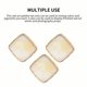 thumbnail image 4 of Resina Nail Art Plate Palette Ágata Textura Smooth Square Makeup Palette Multifuncional Portable Golden Edge Nail Art Display Holder Para Mujeres Pintura Artesanía Advancent CE003184-01, 4 of 7