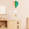 thumbnail image 4 of ADDHAT 4Ud Adornos Colgantes De Papel Con Globos Aerostáticos Y Para Escolar Multicolor, 4 of 8