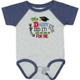 thumbnail image 3 of Inktastic My Daddy Did It and He Did It for Me with Graduation Cap Boys Baby Bodysuit, 3 of 5