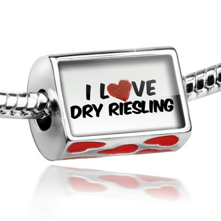 Darling Beads - Bead I Love Dry Riesling Wine Charm Fits All European Bracelets