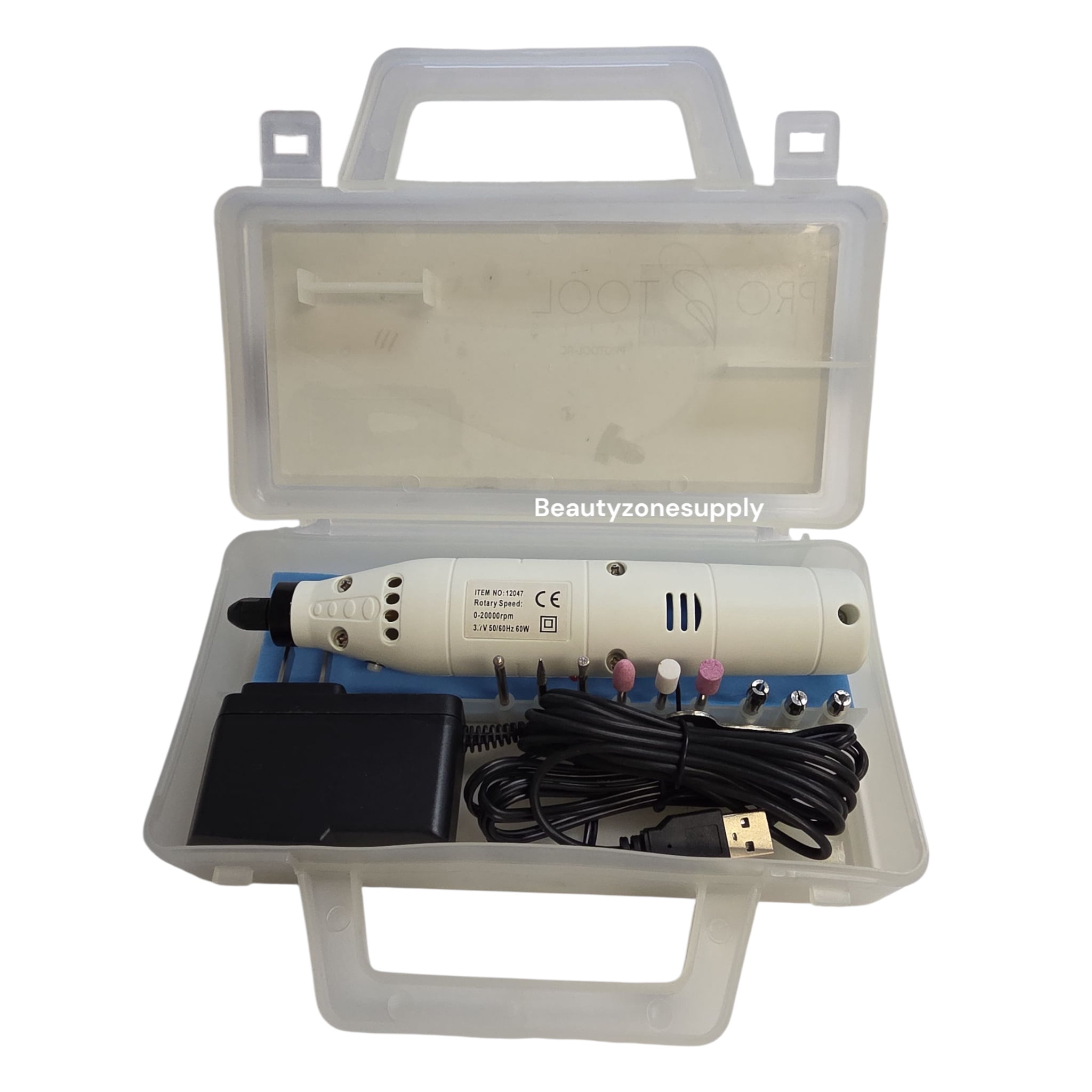 Pro Tool Cordless Nail Drill  Callus Remover – 20,000 RPM Rechargeable File