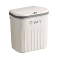 thumbnail image 1 of 8.5/12L Kitchen Trash Can Wall Mounted Hanging Trash Bin With Lid Garbage Can For Cabinet Under Sink Waste Garbage Compost Bin, 1 of 10